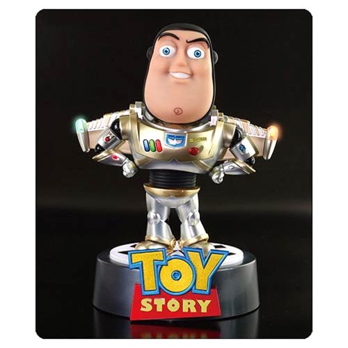 Toy Story Buzz Lightyear Infinity Edition Light-Up Egg Attack Statue